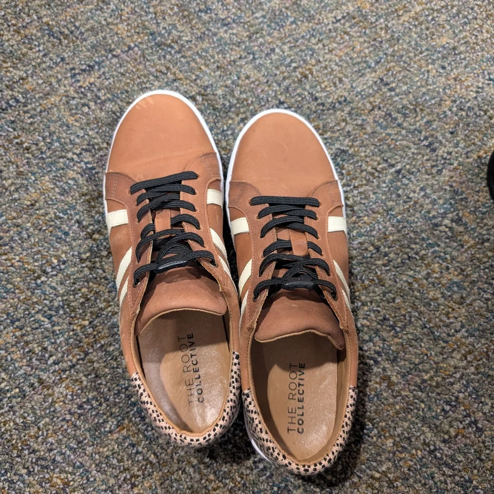 Ethical Handmade Custom Alex Sneakers - The Root Collective Size 11 - Picture 2 of 2